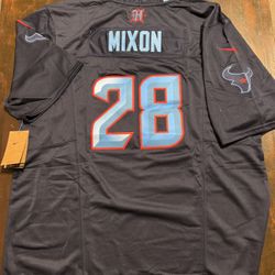 Joe Mixon Houston Texans Blue Jersey -  Mens Size XL - NEW!!