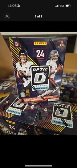 2024 Panini NFL Donruss Optic Football Trading Card Blaster Box FACTORY SEALED