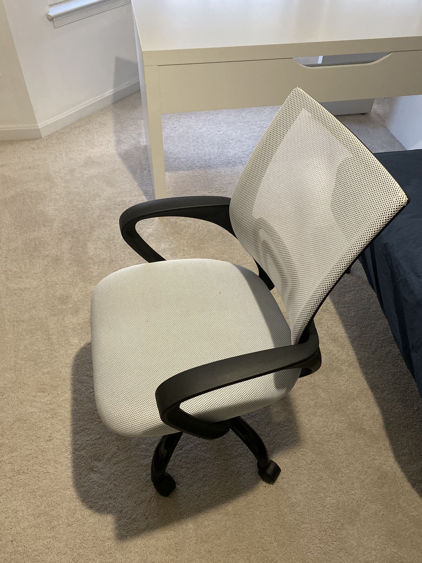 Modern white desk chair