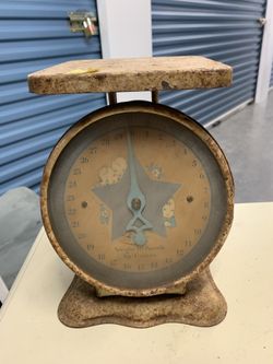 Antique baby scale