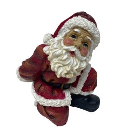 Santa Claus Wine Bottle Holder Resin Hand Painted Christmas Kitchen Bar Decor