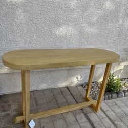 Race Track Console Table Natural - Threshold™ designed with Studio McGee