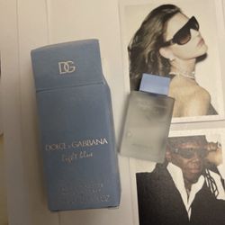 New Dolce & Gabbana Light Blue Eau De Toilette Women's Perfume Mini Splash 4.5ml