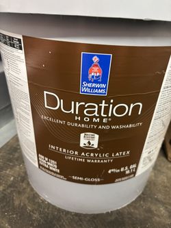 Sherwin Williams Duration Paint Eggshell 5 Gallons
