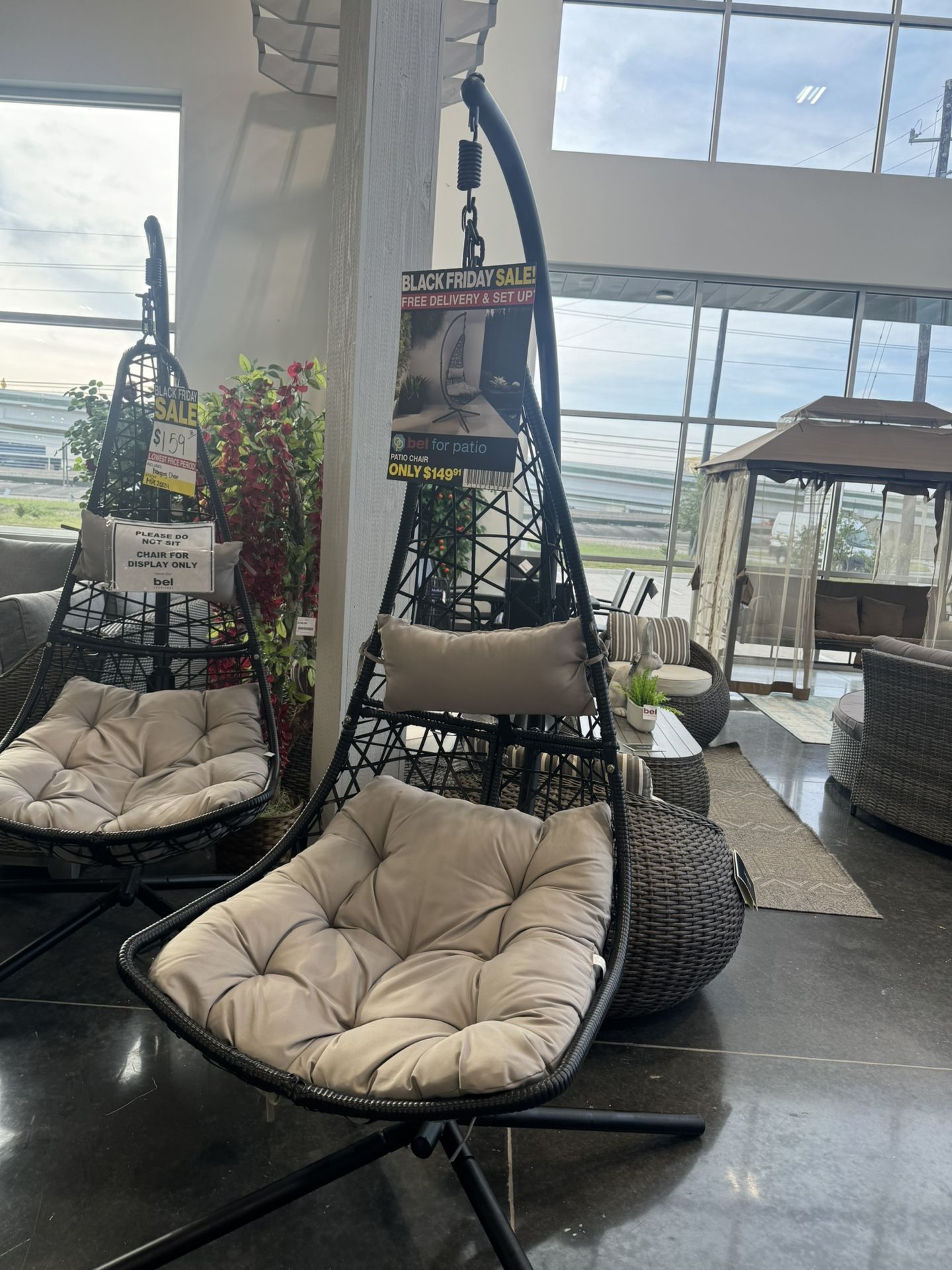 Basket hanging chair