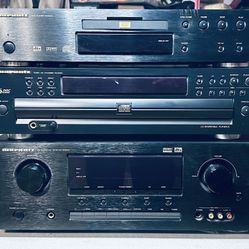 Home Hi Fidelity Stereo Receiver, CD Player And DVD Player