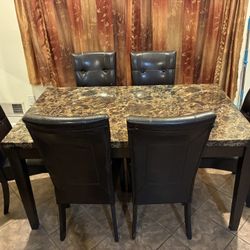 Dining Table With 6 Chairs 