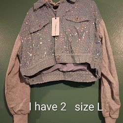 Dance & Marvel Blue Sequin Jacket... ..✨👑