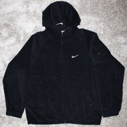 Size XL - Supreme Nike Arc Corduroy Hooded Jacket Black : SS22