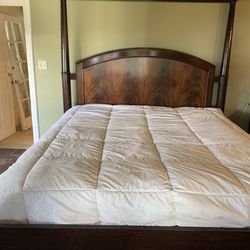 English Canopy Bed Mahogany