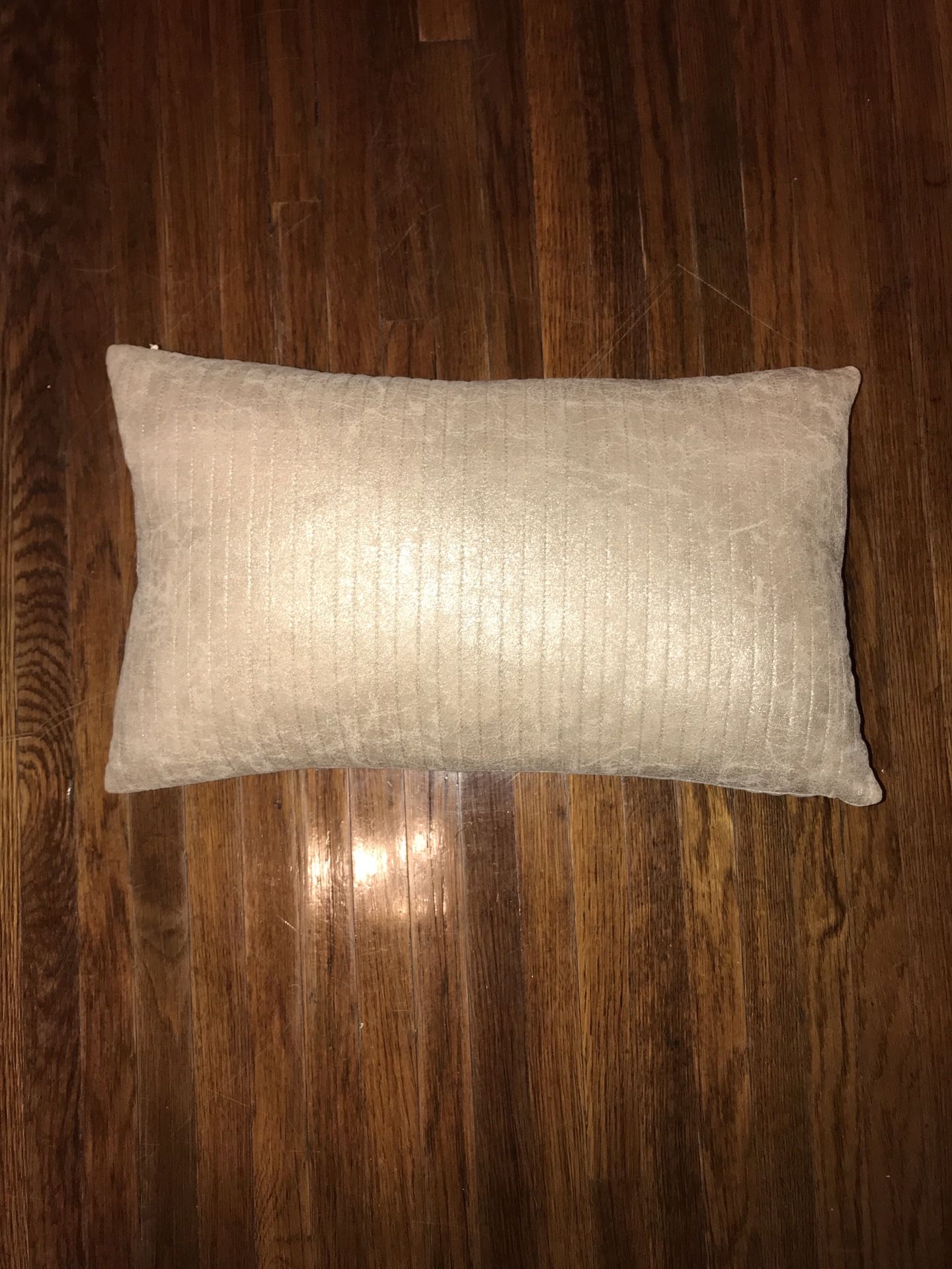 Shimmery decorative throw pillow