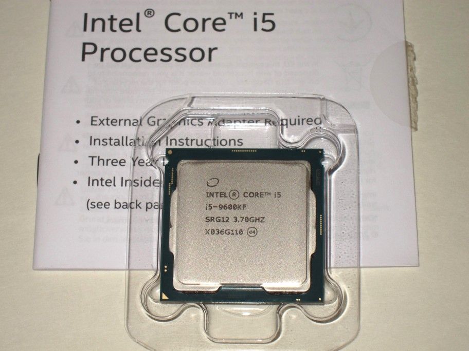 Intel Core I5-9600KF CPU 6-Core 3.70GHz 4.60GHz Turbo Processor 95w LGA1151