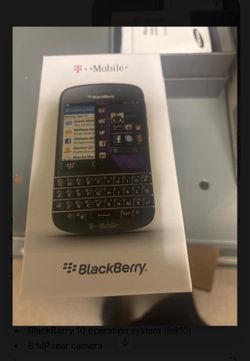 Brand new BlackBerry Q10 for T-Mobile in the original retail box.