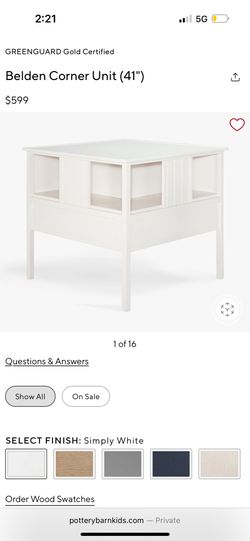 Pottery Barn Belden Corner Unit