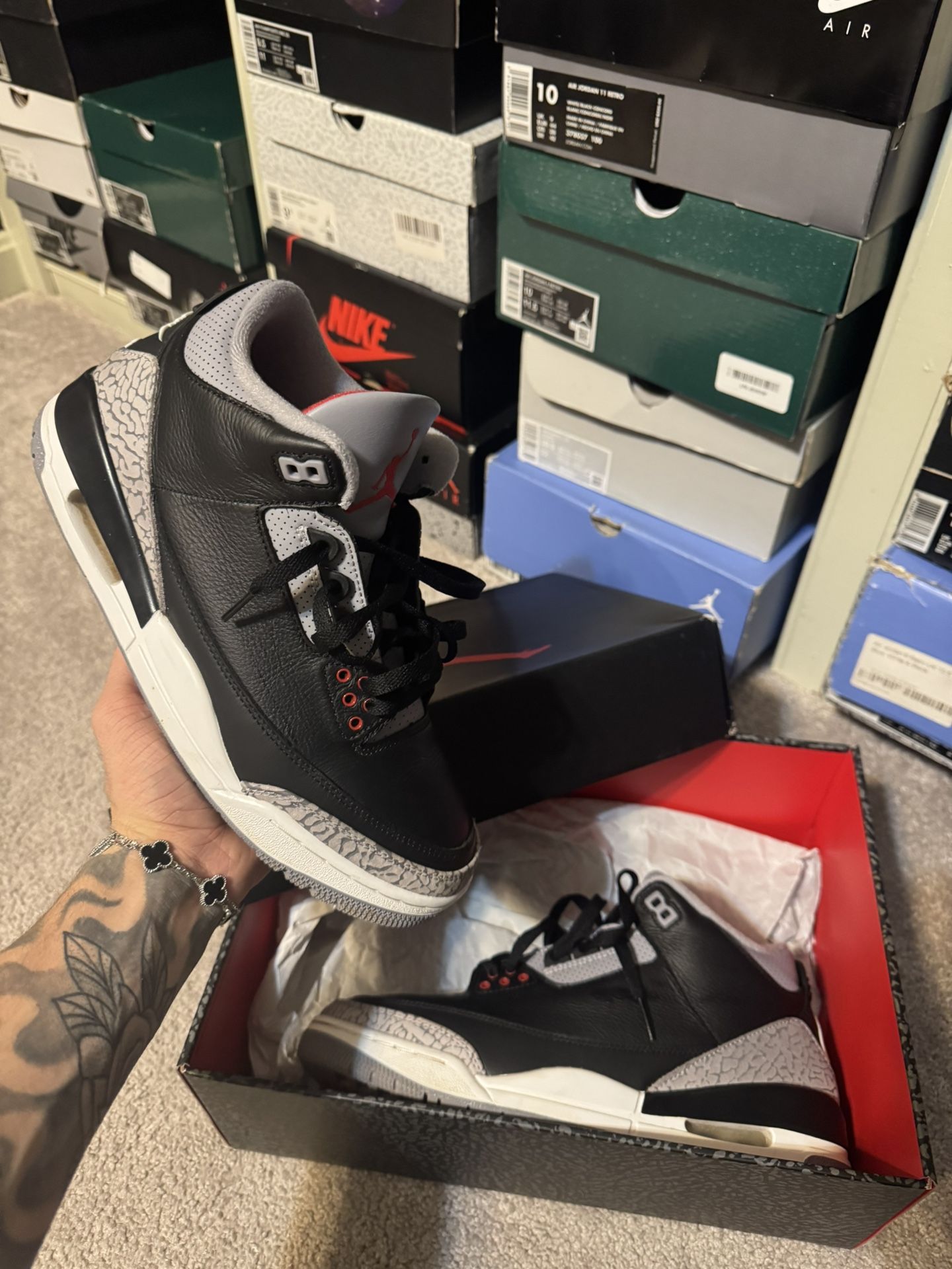 Air Jordan 3 Retro OG ‘Black Cement’ 2024