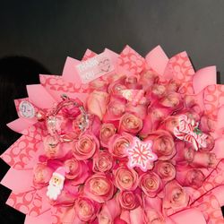 50 Pink Roses