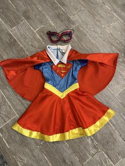 Supergirl Dress Costume size S or 4T