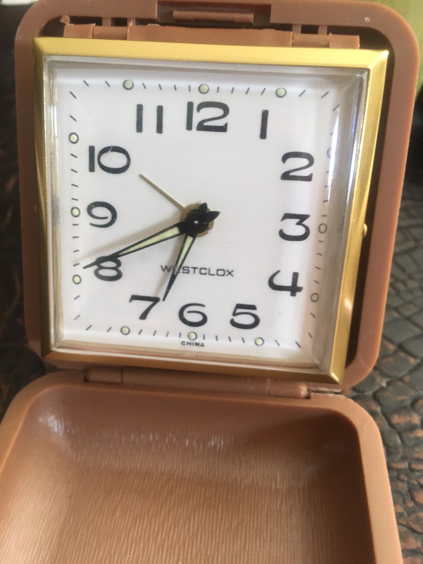 ALMOST FREE!! Vintage Westclox Travel Alarm Clock