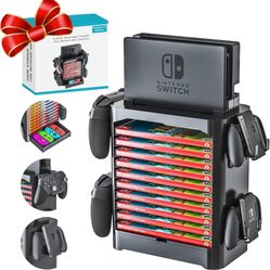 Skywin Game Storage Tower for Nintendo Switch (Black)