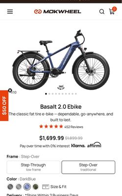 Brand New “MOKWHEEL “ e-bike