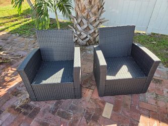 Two outdoor chairs