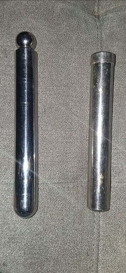 Vintage Flask & Blunt tube