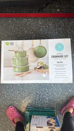 Marth Stewart 10 piece cookware set