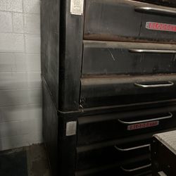 Blodgett Pizza Ovens, Natural Gas, Four Cooking Decks Total