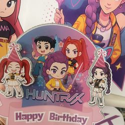 Kpop Cake Topper 