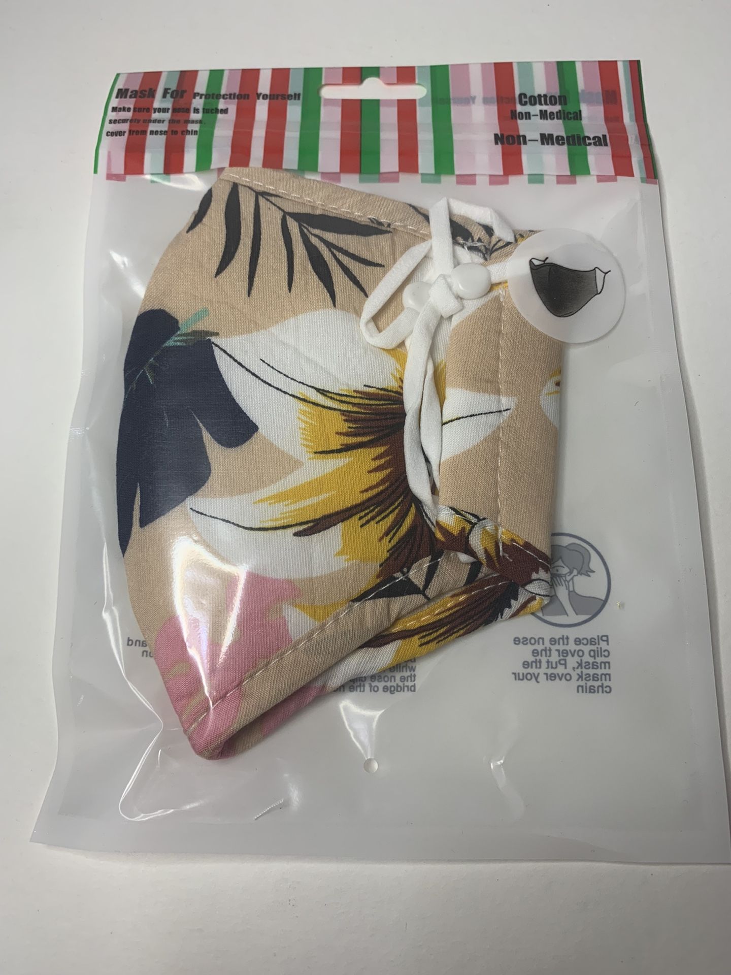 Adult Face Mask Beige