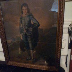 The Blue Boy by Gainsborough 1809 (Authentic)