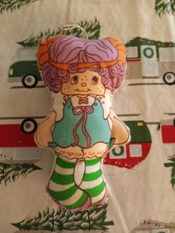 Strawberry shortcake vintage handmade Christmas ornament