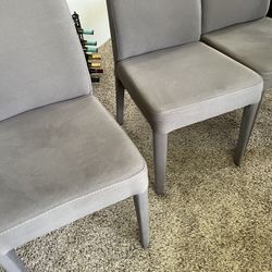 Faux-suede Dining Room Chairs