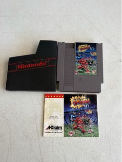 Nintendo NES Smash TV game with manual