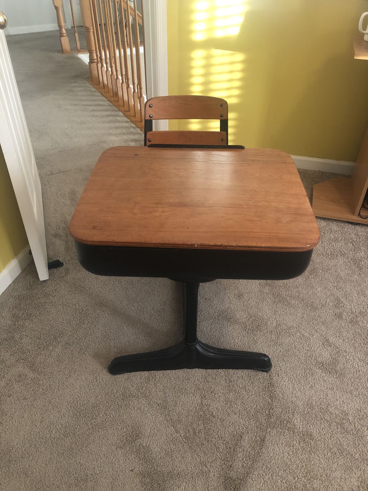 School Desk Vintage