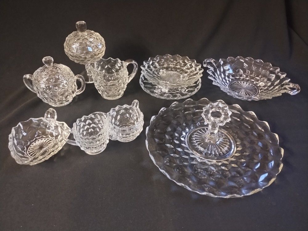 Vintage Fostoria American Clear Bundle