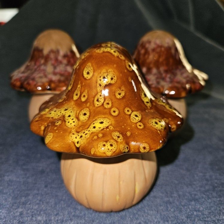 Ceramic Mushroom Garden Decor