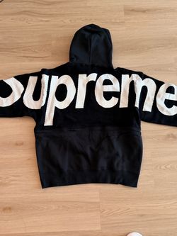 Supreme Big Logo Hoodie Black