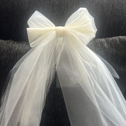 Big Bow For Backdrop Tulle Fabric