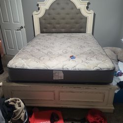 Bed And Bed Frame 