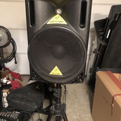 Pa Speaker 550w With Mixer And Stand