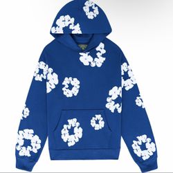 Denim Tears The Cotton Wreath Sweatshirt Royal Blue Size XL