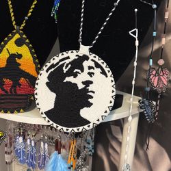 Handmade Prison Beadwork Tupac