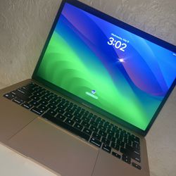 Apple MacBook Air with Apple M1 Chip (13-inch, 8GB Ram, 256gb SSD Storage) - Rose gold  (Latest Model)