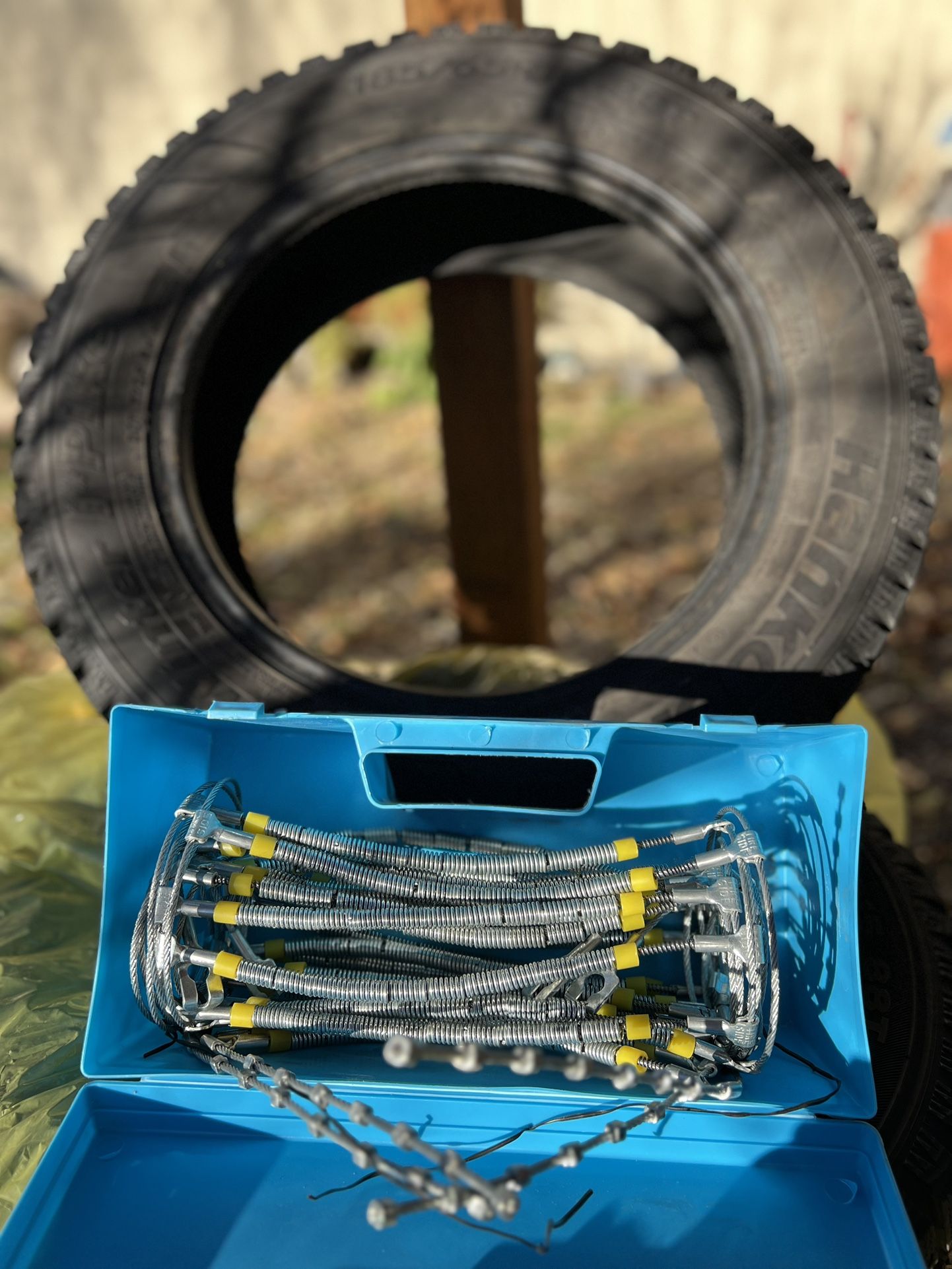 Set Of 4 Like New Studded Tires! Will Deliver