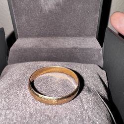 Men’s Gold 14kt Wedding Band Size 12 