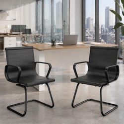 Office Guest Chairs Set of 2