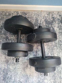 15/20 lb pair of dumbbells