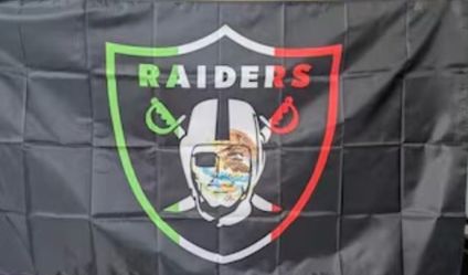 ‼️Free Mini SJ logo bag ‼️with purchase of a Brand New Raiders   Flag $25 each