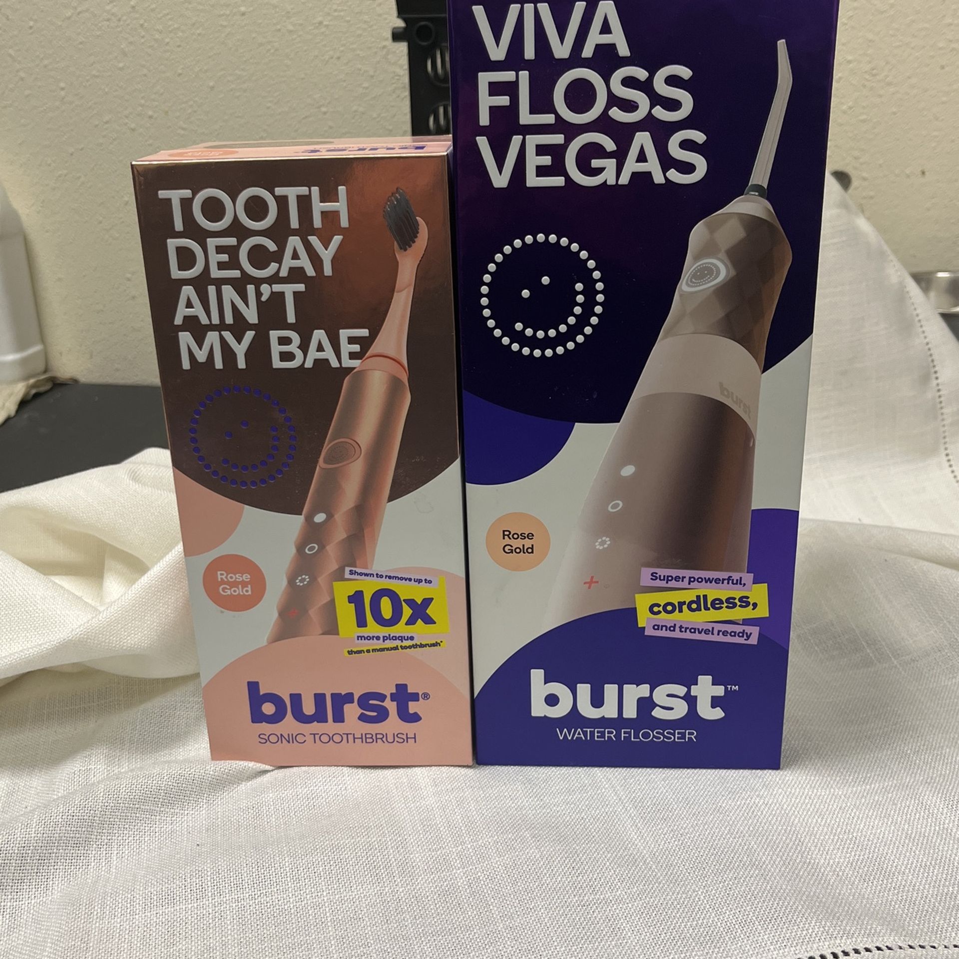 Burst Water Flosser And Sonic Tooth Brush
